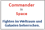 Online Spiele Lk. Donau-Ries - Sci-Fi - Commander in Space
